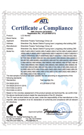 Certificate of Compliance